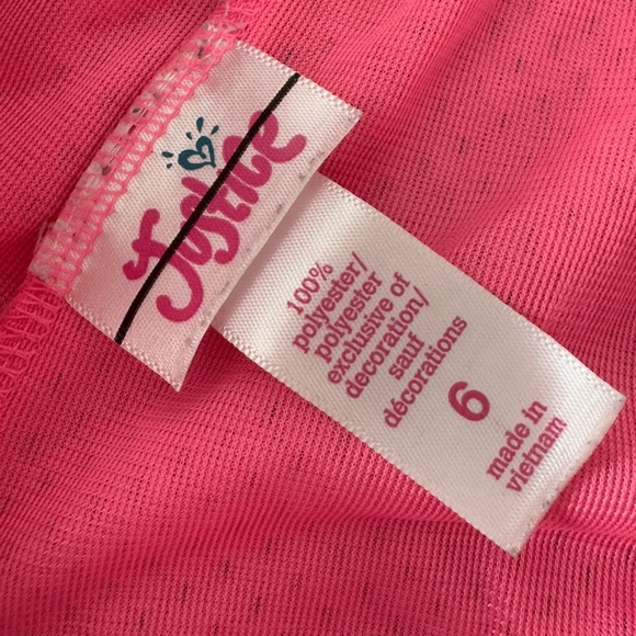 Justice girls pink shorts size 6 - Picture 3 of 5